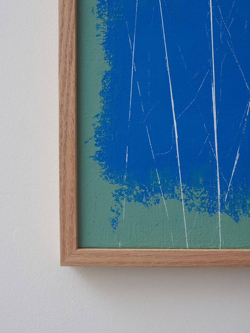 Blue – Prot Urban, akryl, 2025