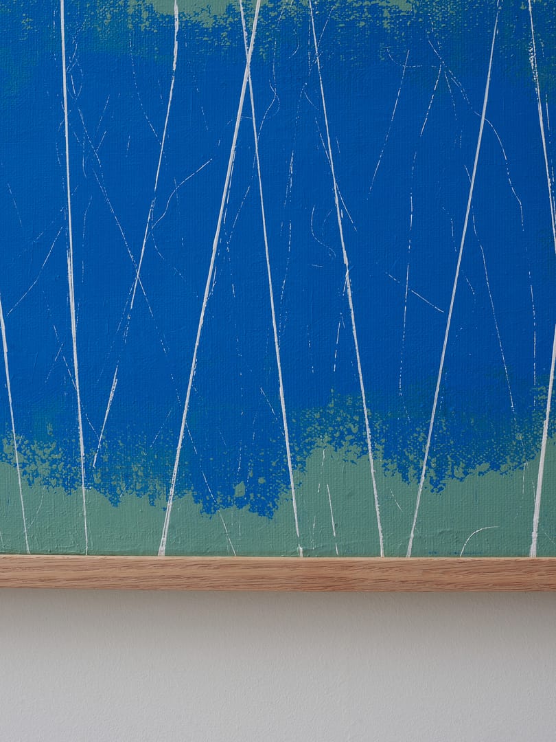 Blue – Prot Urban, akryl, 2025