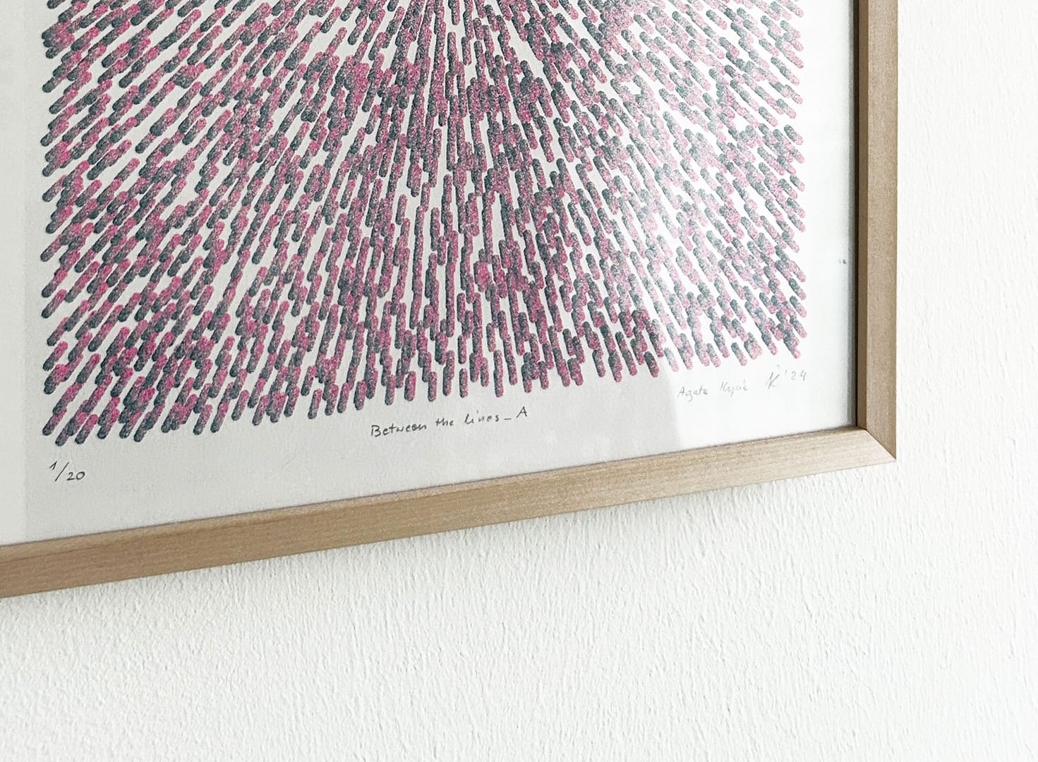 Between the lines_A – Agata Kycia, sztuka cyfrowa, 2024