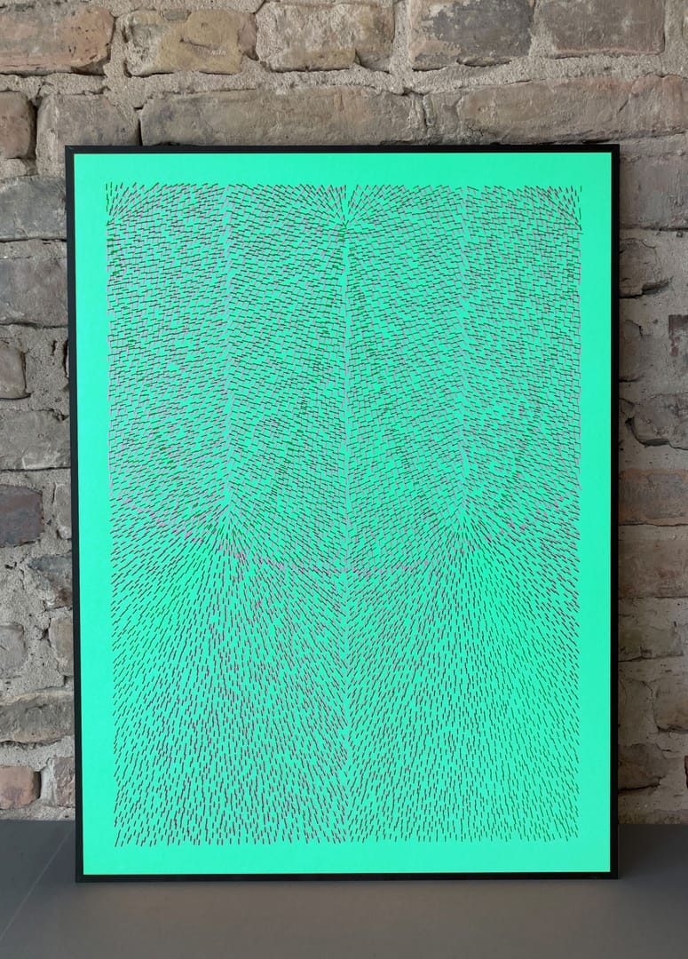 A/Symmetric 01 – Agata Kycia, serigrafia, 2024