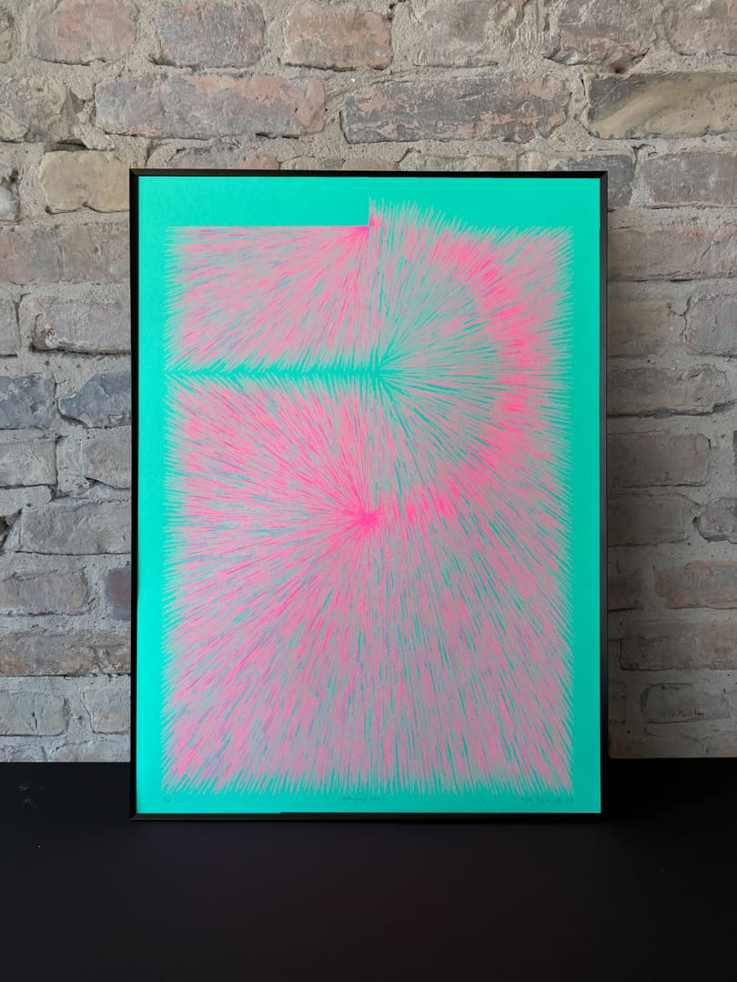Afterimage 06A – Agata Kycia, serigrafia, 2024