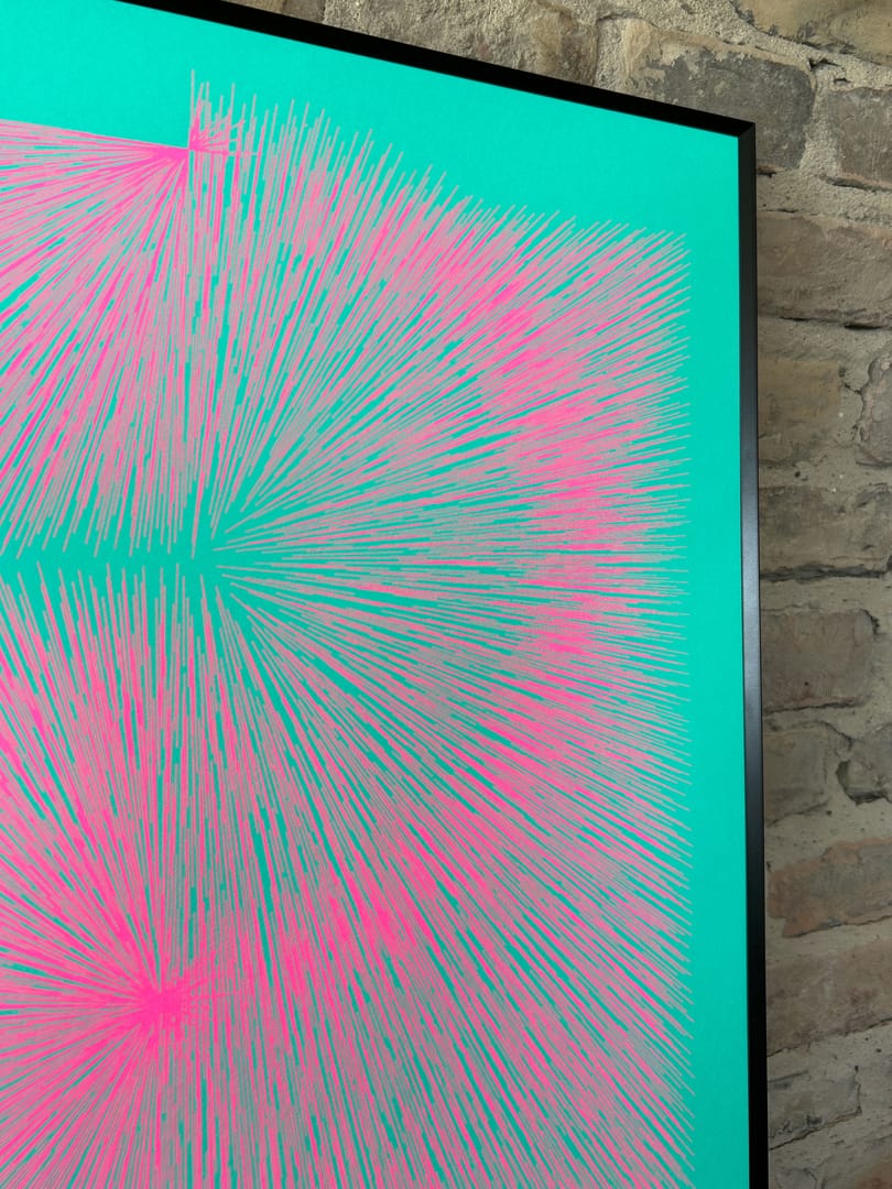 Afterimage 06A – Agata Kycia, serigrafia, 2024