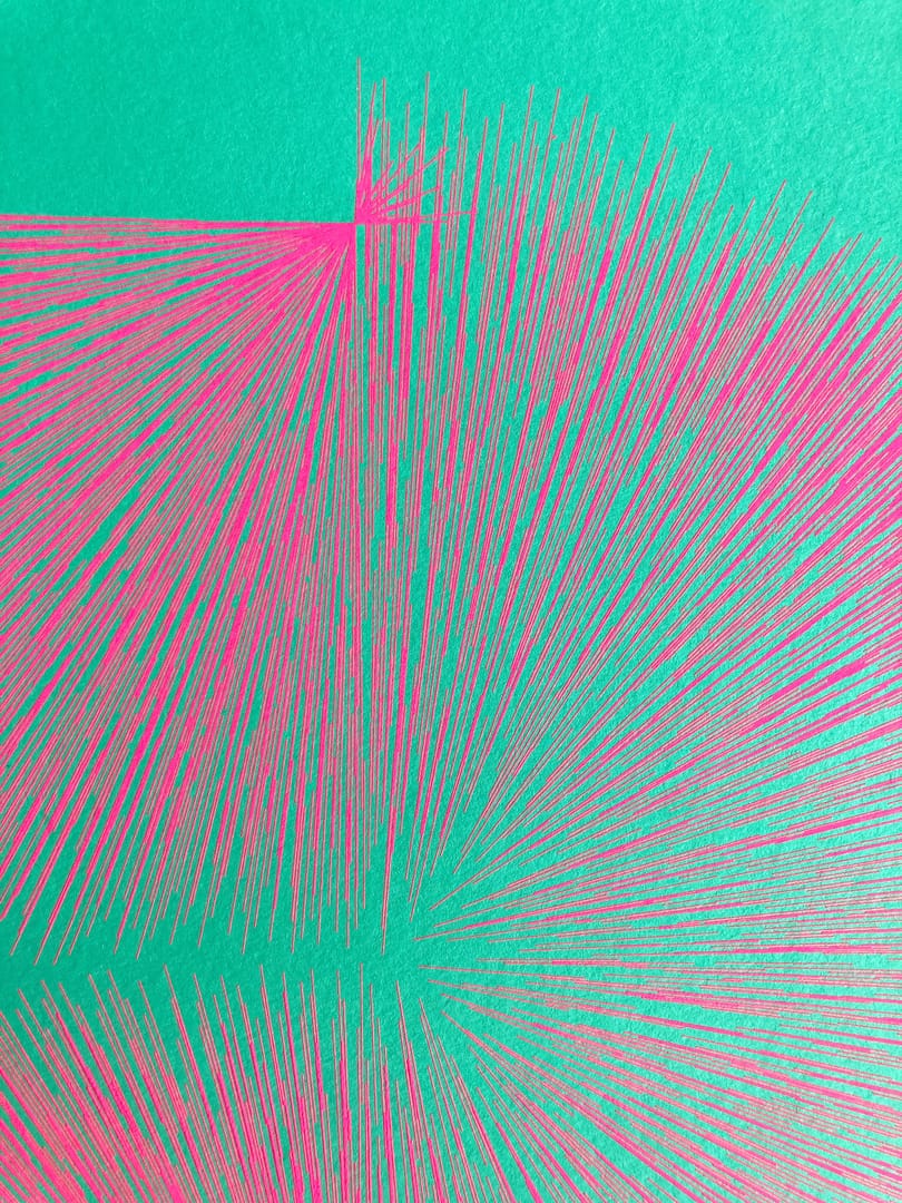 Afterimage 06A – Agata Kycia, serigrafia, 2024