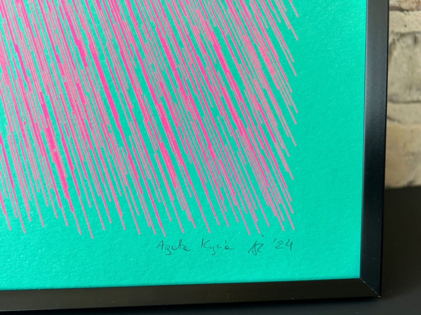 Afterimage 06A – Agata Kycia, serigrafia, 2024