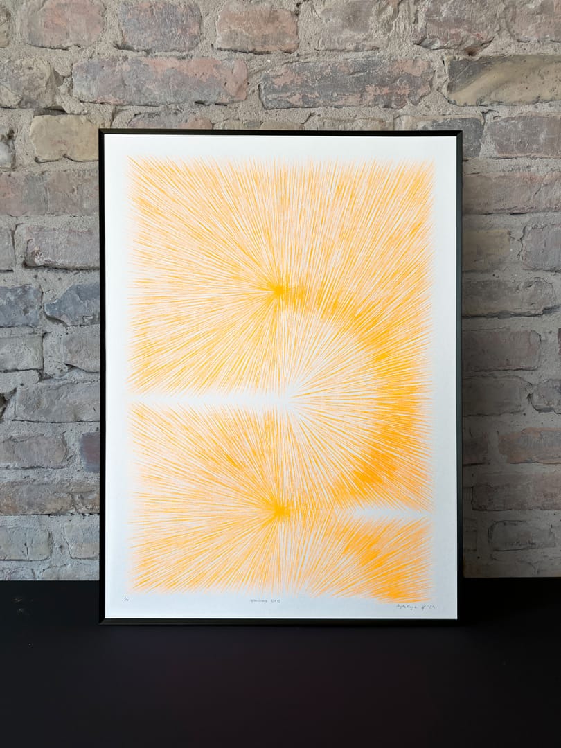 Afterimage 01B – Agata Kycia, serigrafia, 2024