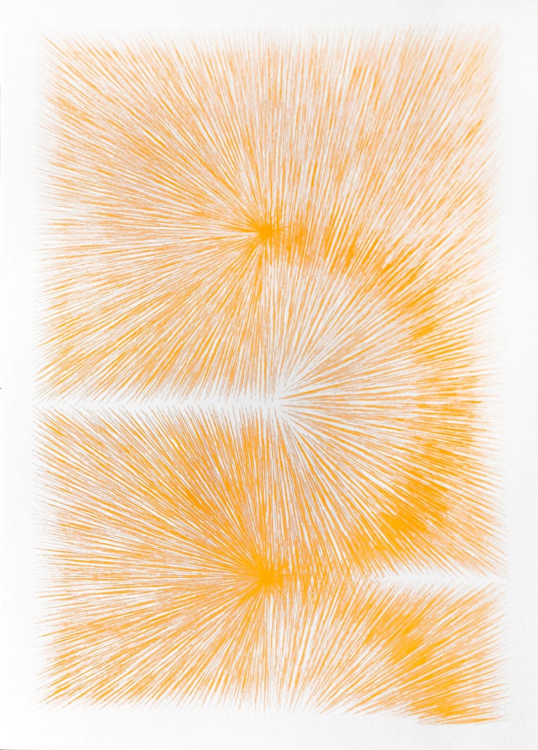 Afterimage 01B – Agata Kycia, serigrafia, 2024