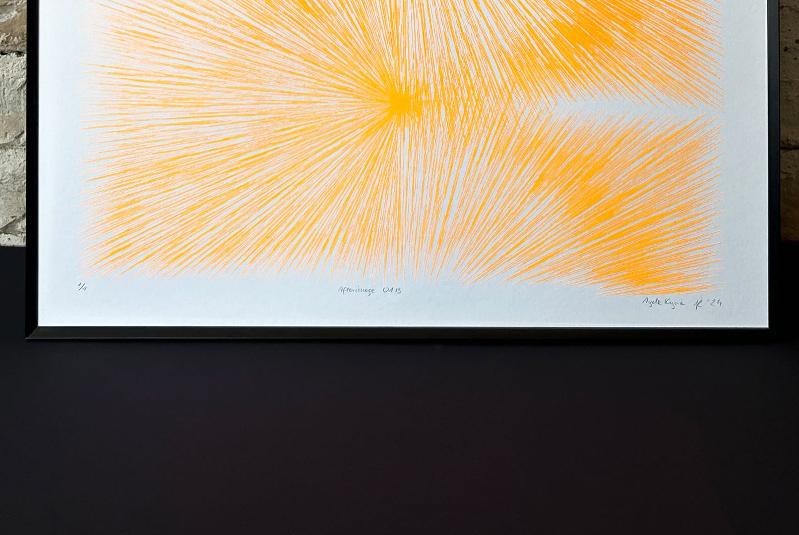 Afterimage 01B – Agata Kycia, serigrafia, 2024