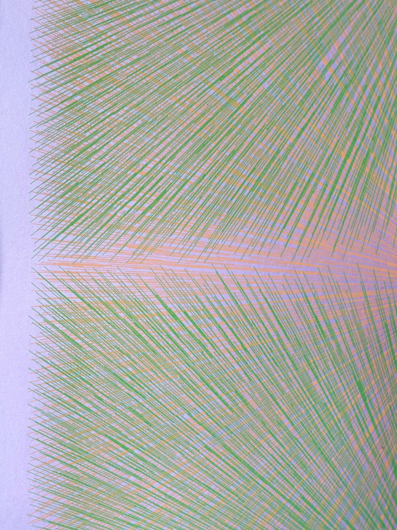 Afterimage 09 – Agata Kycia, serigrafia, 2024