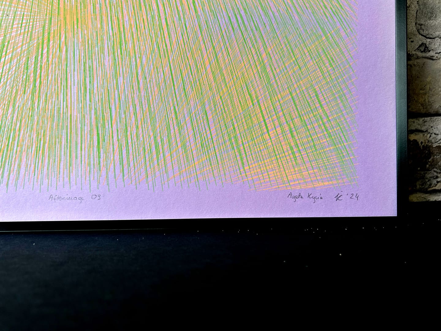 Afterimage 09 – Agata Kycia, serigrafia, 2024