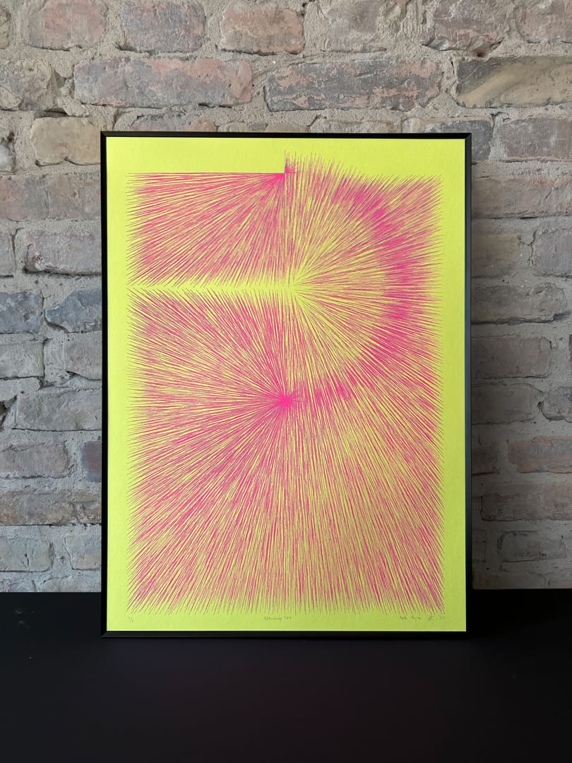 Afterimage 07A – Agata Kycia, serigrafia, 2024