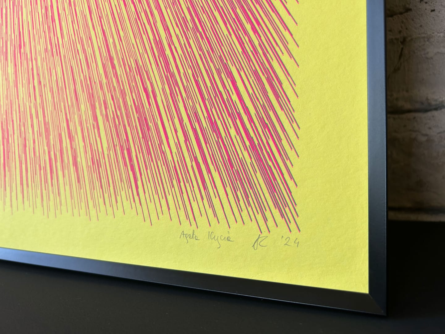 Afterimage 07A – Agata Kycia, serigrafia, 2024