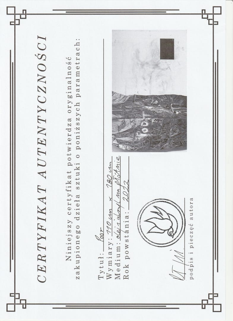 POOR – Paweł Franciszek Jaskuła, olej, 2022