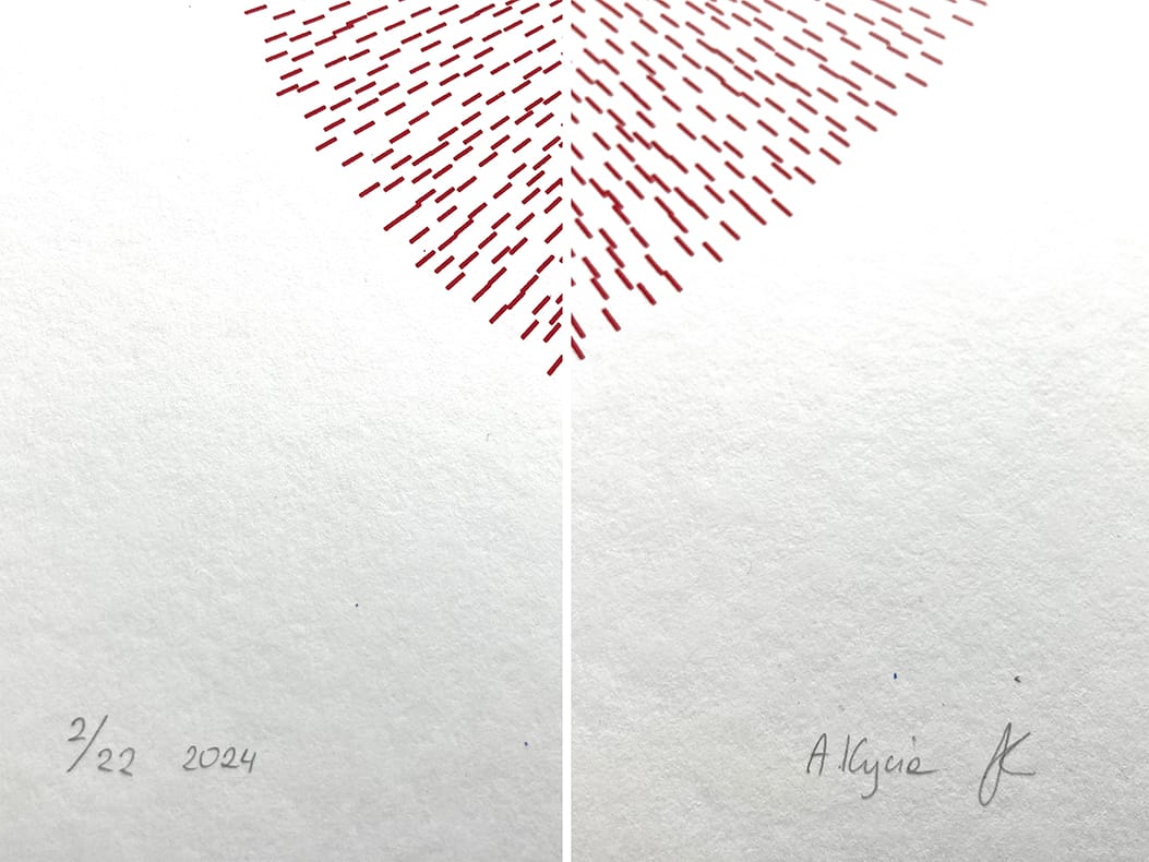 OFF – Agata Kycia, serigrafia, 2024