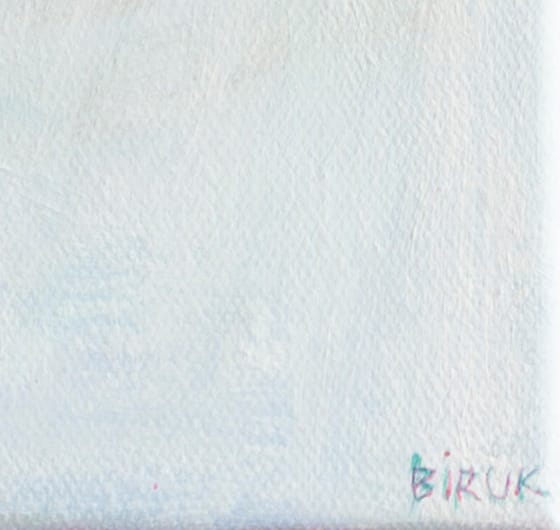 Feather Flower – Aliaksandr Biruk, akryl, 2025