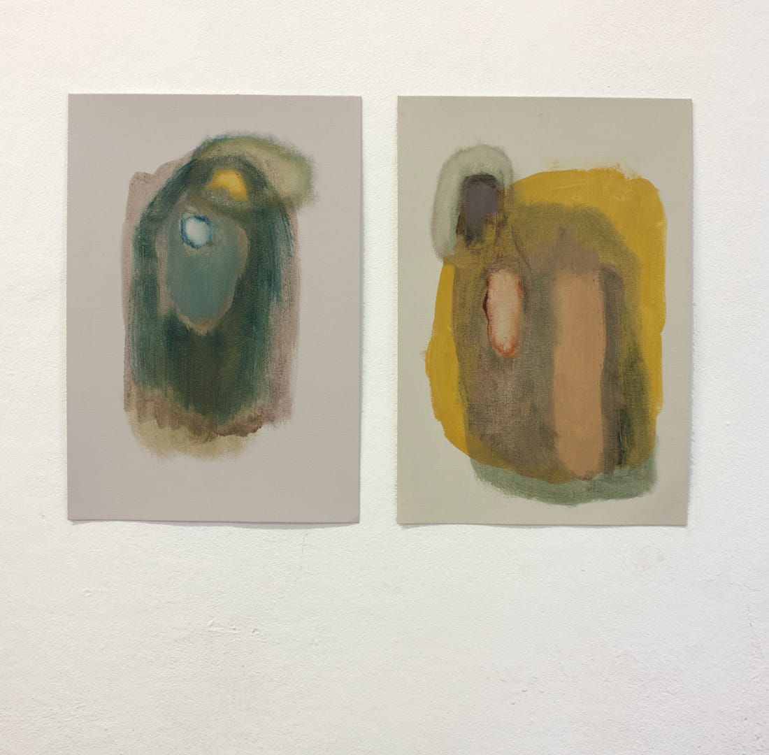 DwaJeden - Kompozycja – Kasia Fronczak, olej, 2016