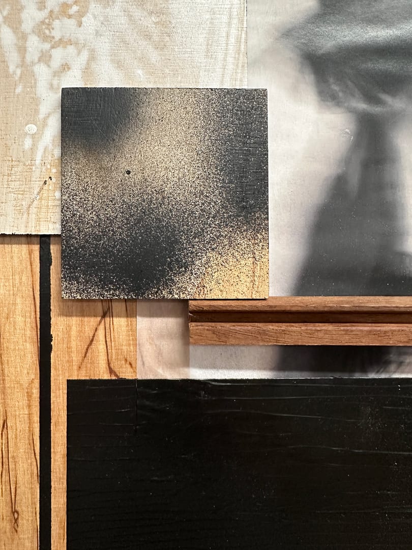 Untitled II – Przemysław Robert Chochół, technika własna, technika mieszana, kolaż, 2024