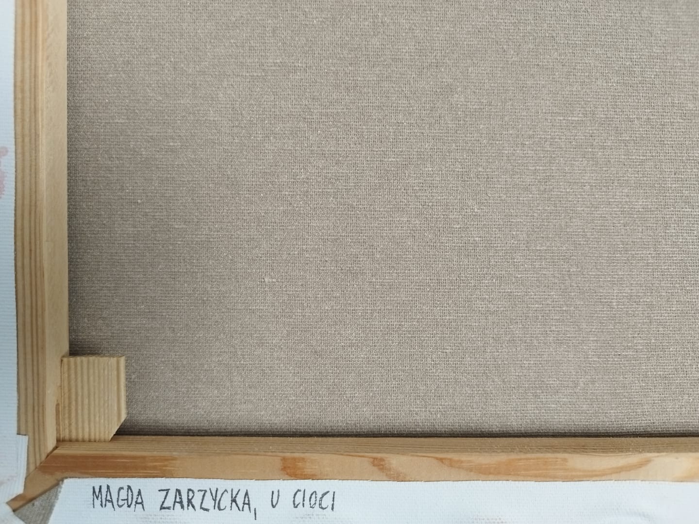 U cioci – Magda Zarzycka, akryl, 2018