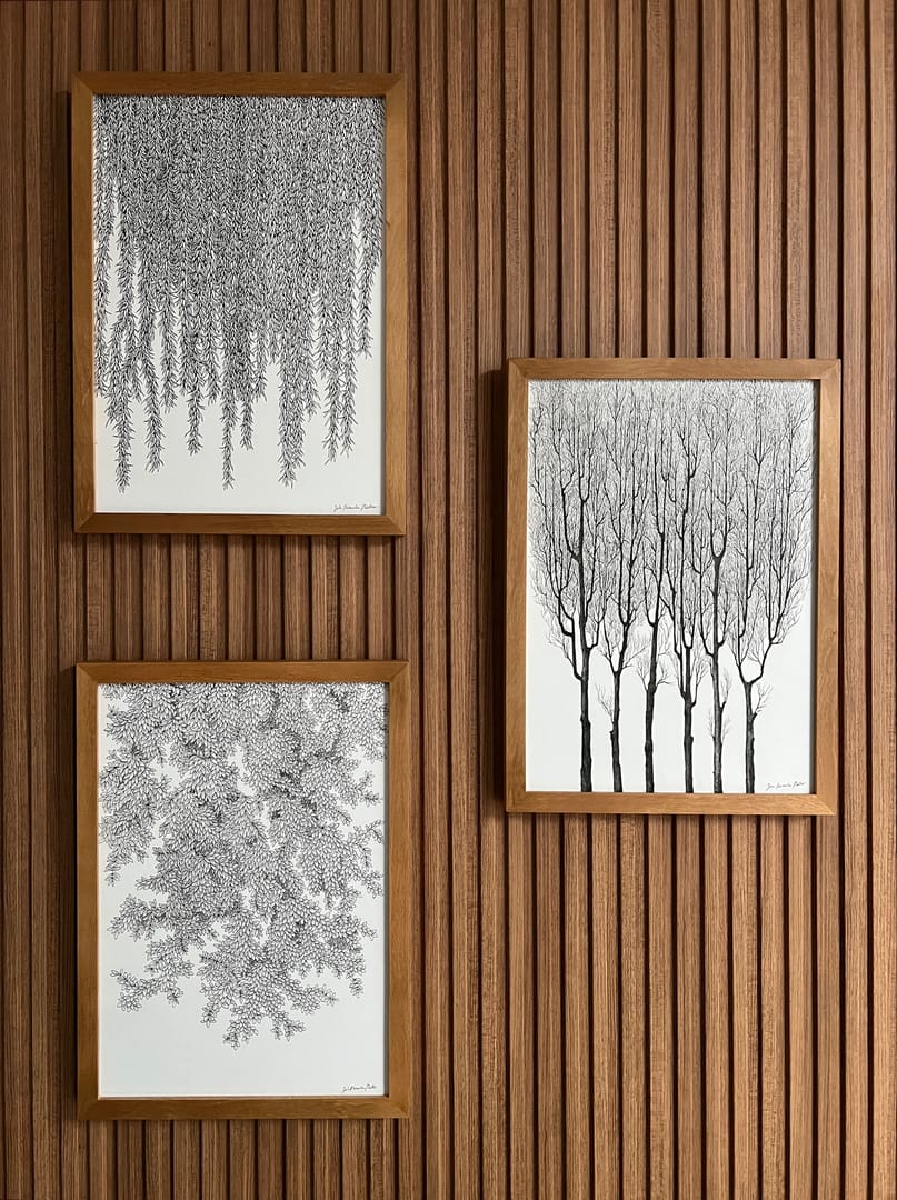Leaves and trees – Ida Bianka Matus, technika własna, 2025