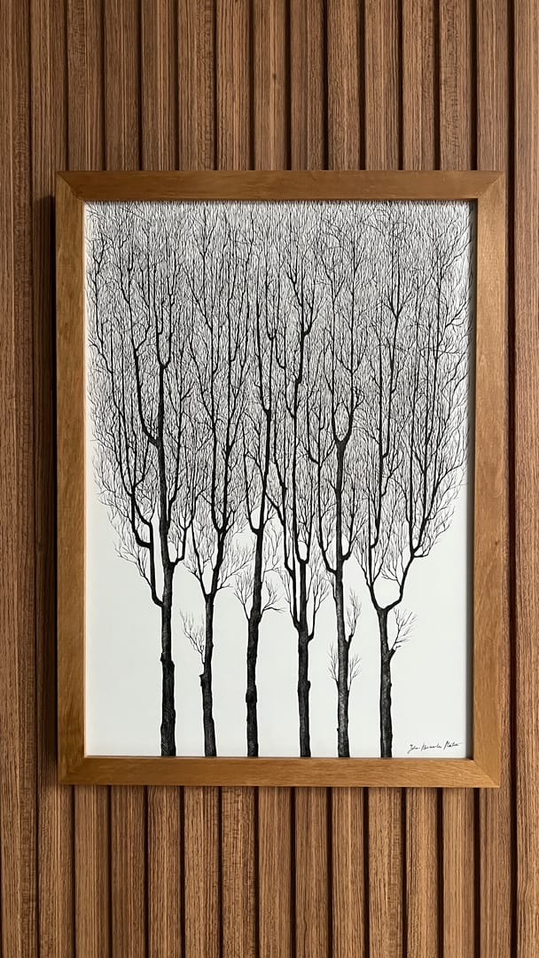 Leaves and trees – Ida Bianka Matus, technika własna, 2025