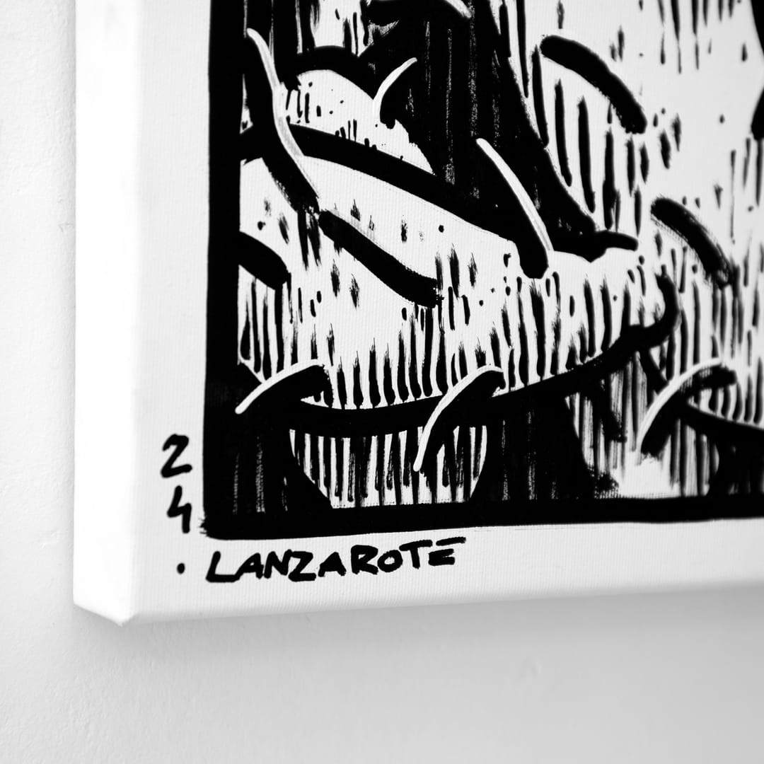 Lanzarote – SOMEART, akryl, 2024
