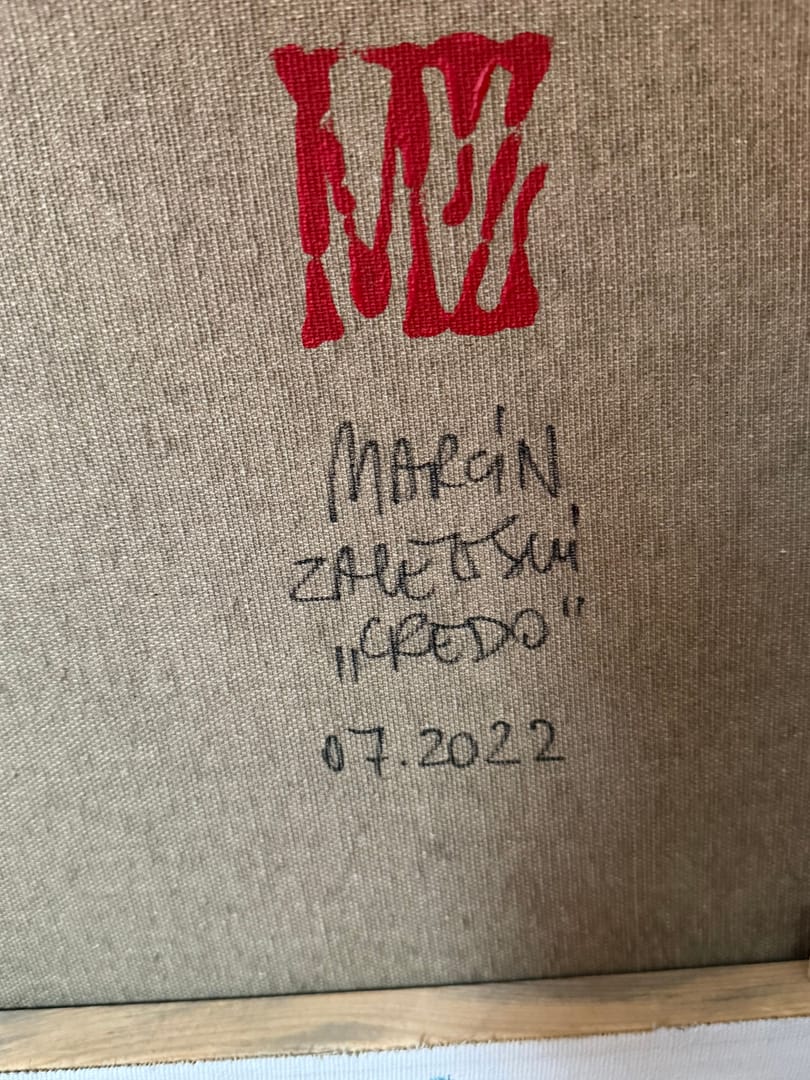 Credo – Marcin Zalewski, akryl, 2022
