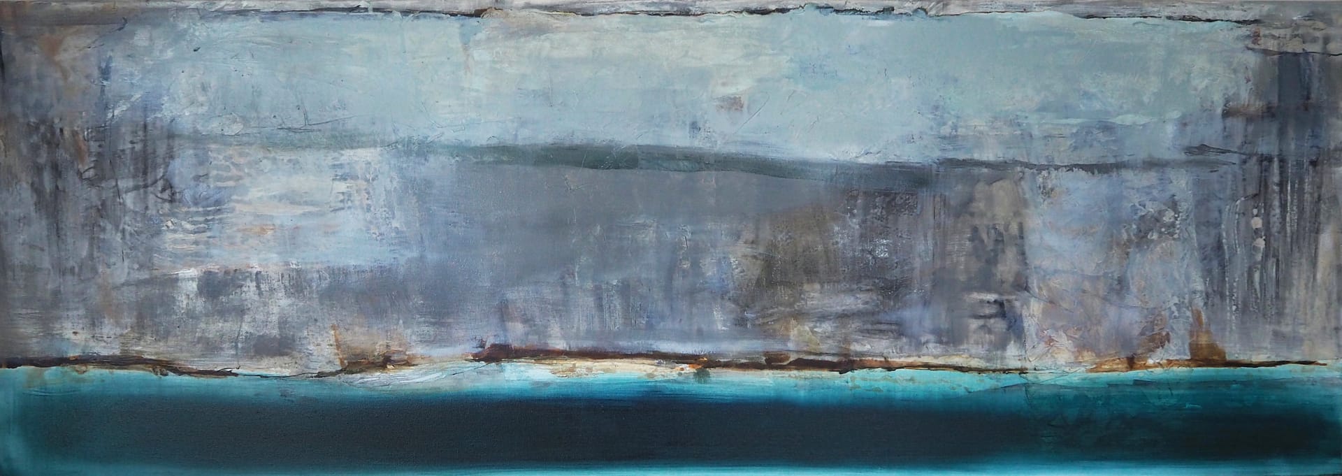 Warstwy – Karolina Wojdyła, olej, akryl, tempera, 2022
