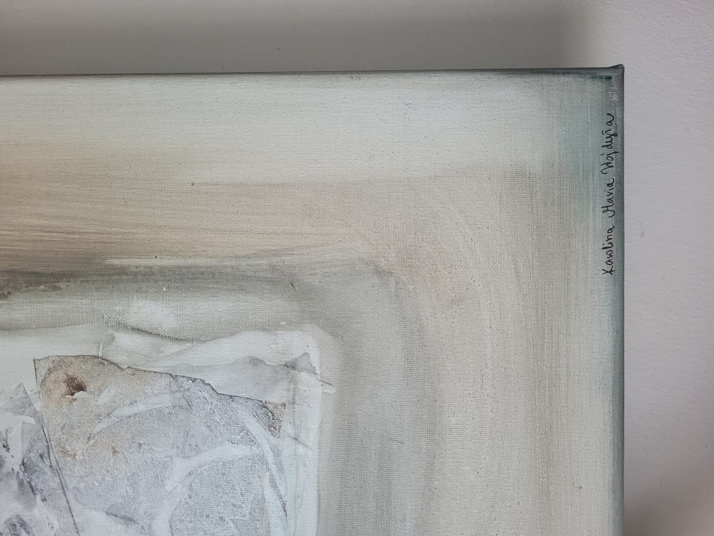 Zimny jak lód – Karolina Wojdyła, olej, tempera, 2023