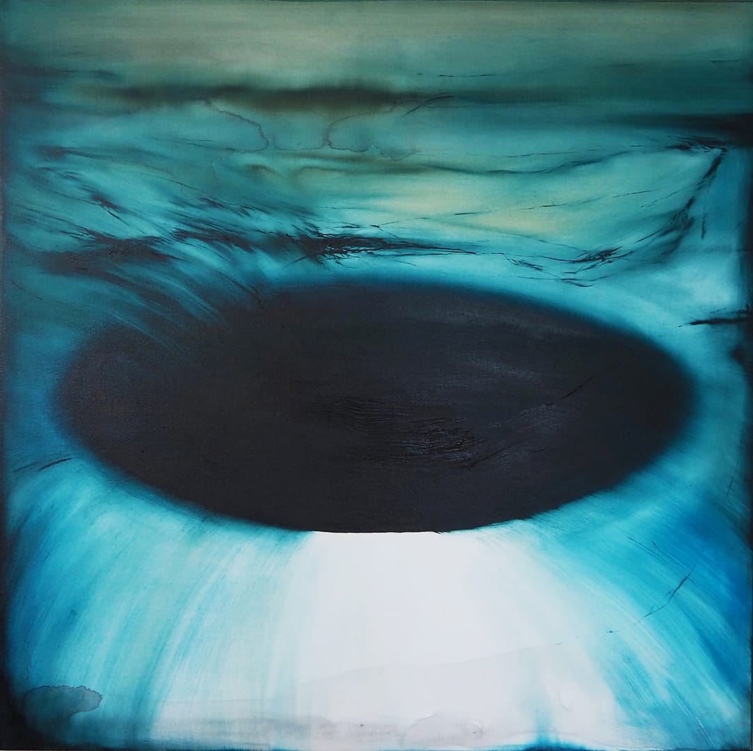 Głębia – Karolina Wojdyła, olej, tempera, 2022