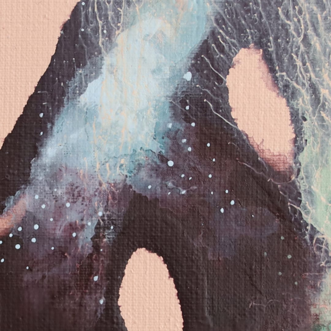 Space – Weronika Dyląg, akryl, 2025