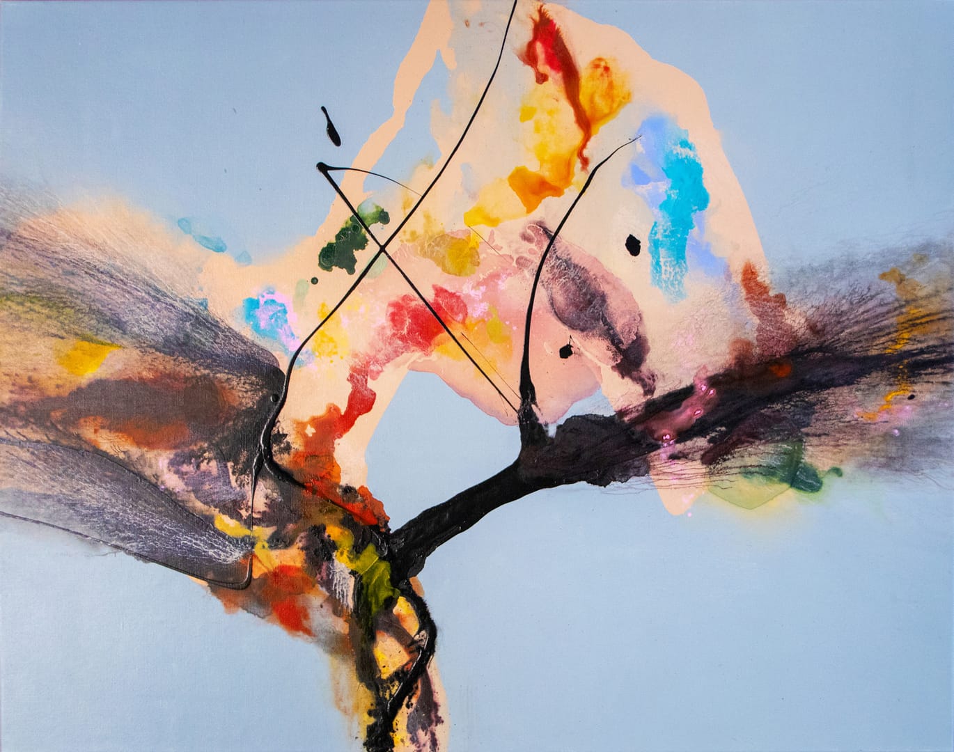 Primordial Bloom – Weronika Dyląg, akryl, 2024