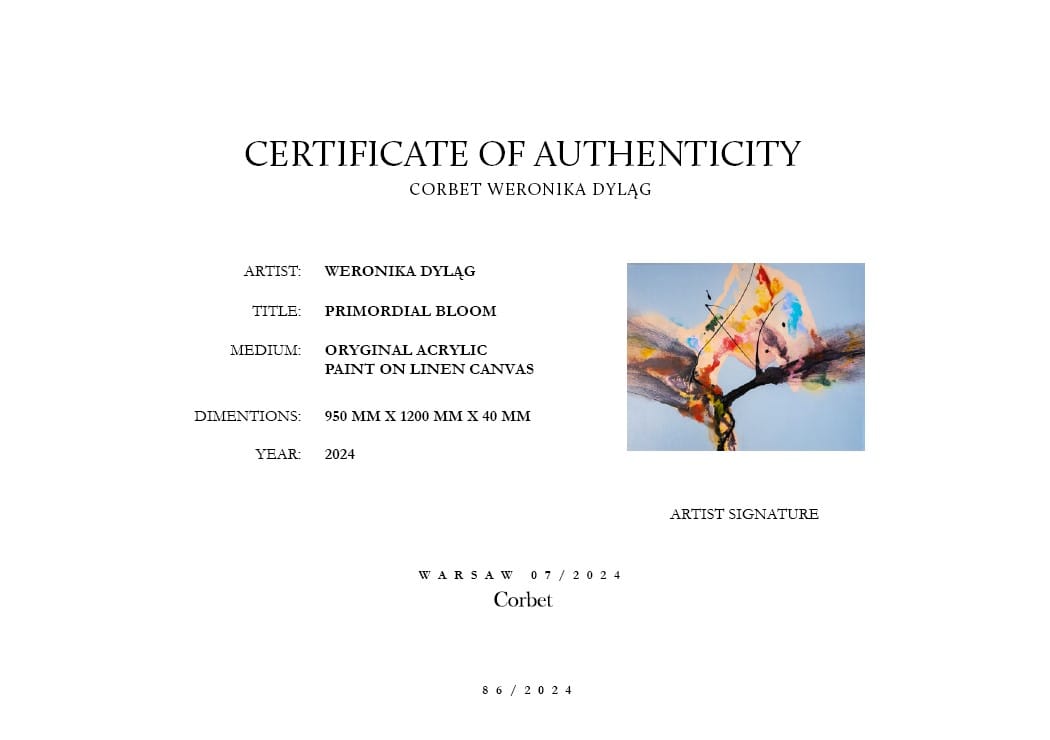 Primordial Bloom – Weronika Dyląg, akryl, 2024