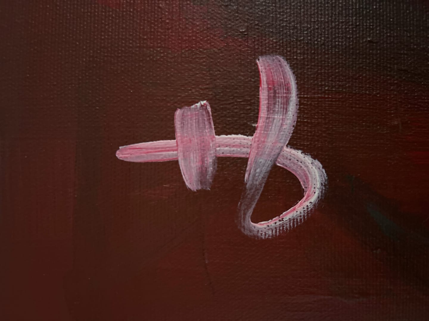 : * – Dominik Łubowski, akryl, 2025