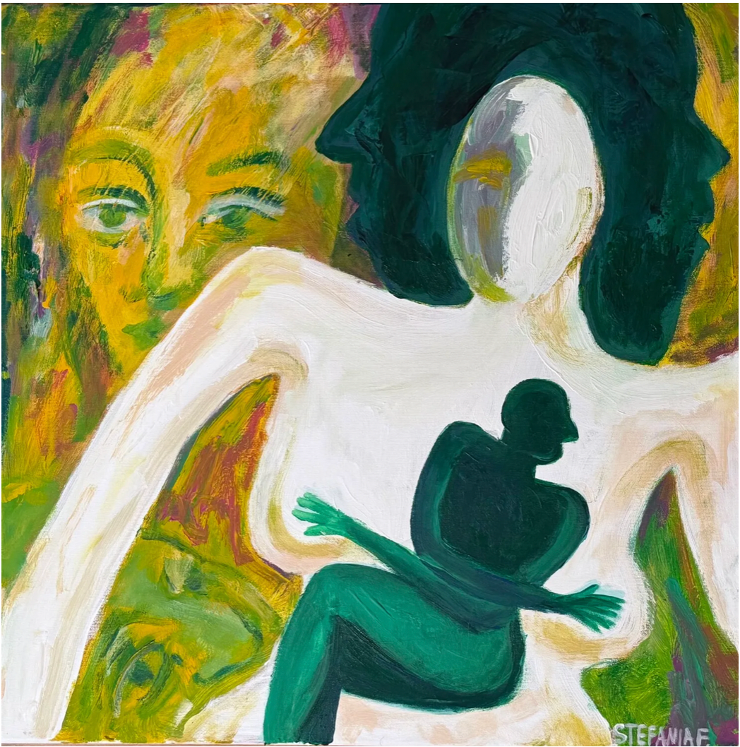 Self-Mercy – Stefania Fiedler, akryl, 2025