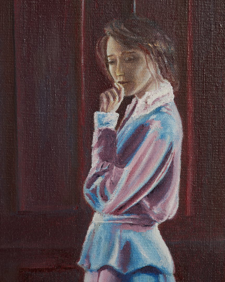 Actress – Prot Urban, olej, 2023