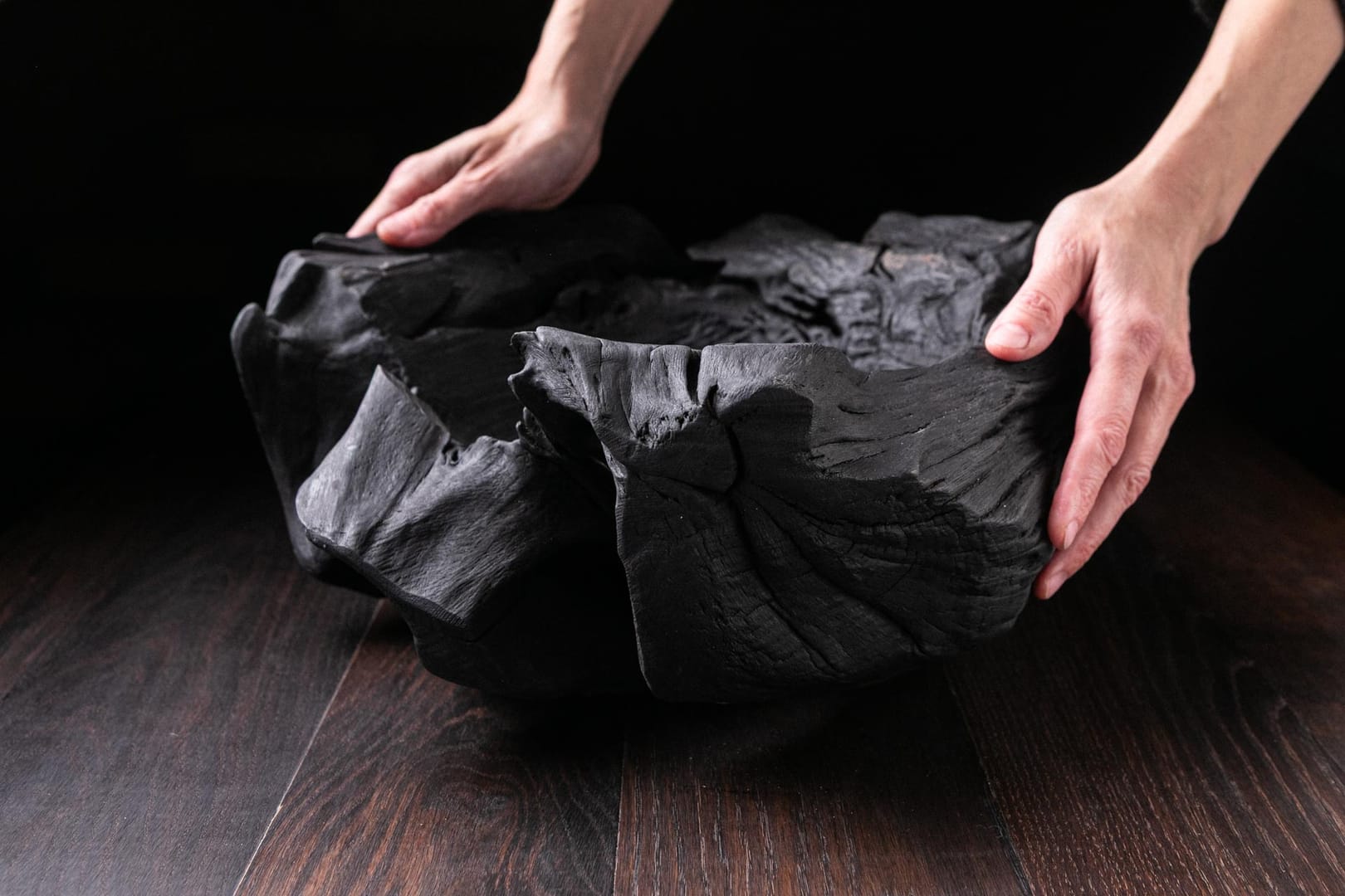 Raven Black Fossil A12V101 – Scar & Wonder, rzeźba, technika własna, sztuka użytkowa, 2025