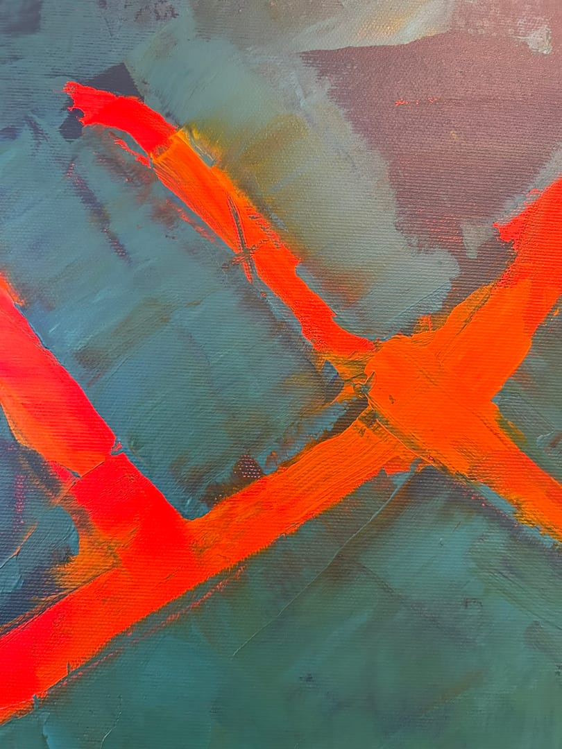 Broken 1 – Roman Bemben, akryl, 2025
