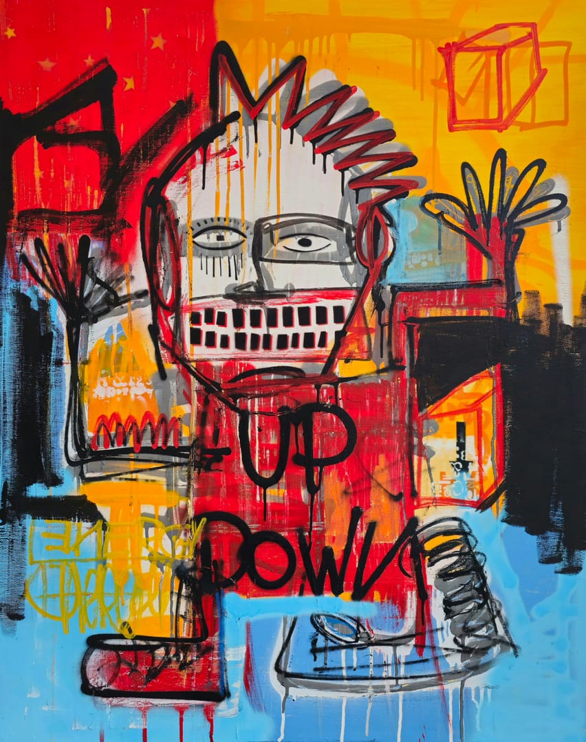Up & Down – Kamil Jaczyński, technika mieszana, 2023