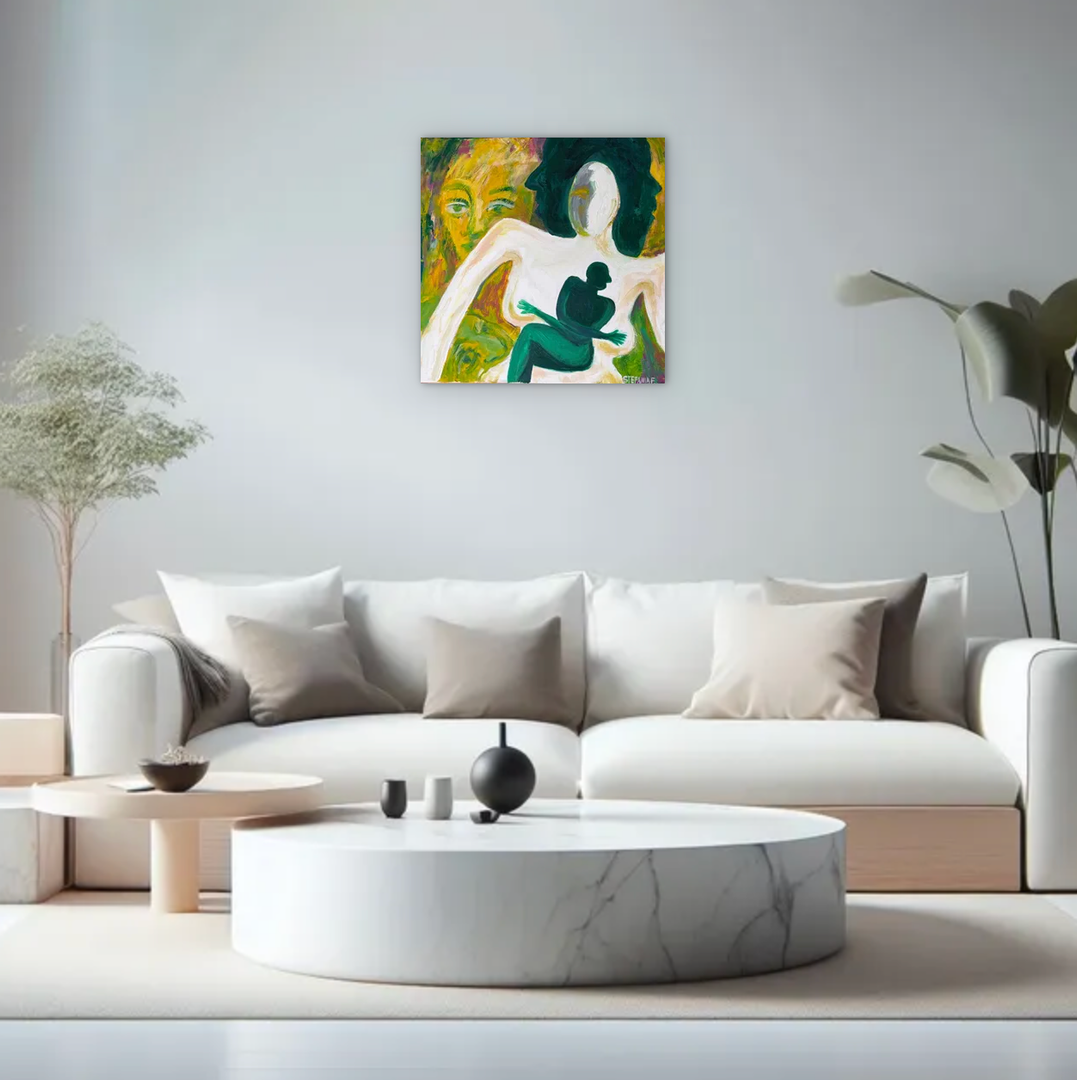 Self-Mercy – Stefania Fiedler, akryl, 2025