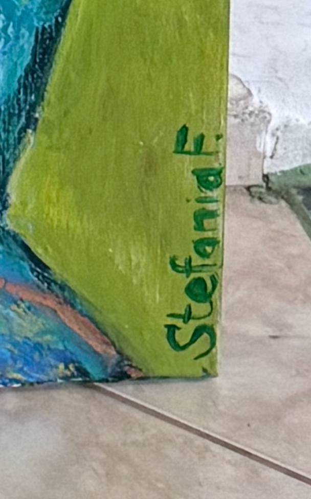 Dezintegracja – Stefania Fiedler, akryl, 2025