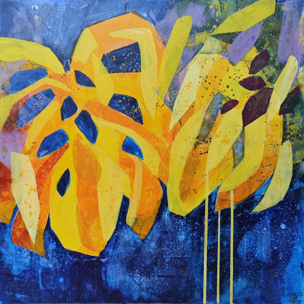 Jungle Boogie 2 – Anna Masiul-Gozdecka, akryl, 2022