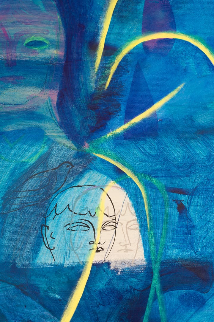 Restless sleep – Aliaksandr Biruk, akryl, 2024