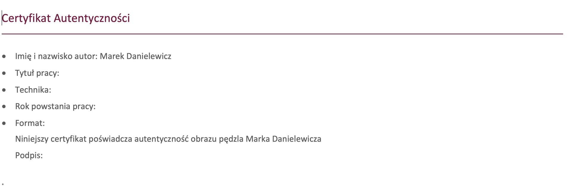 Wyspa Astronoma – Marek Danielewicz, olej, 2023
