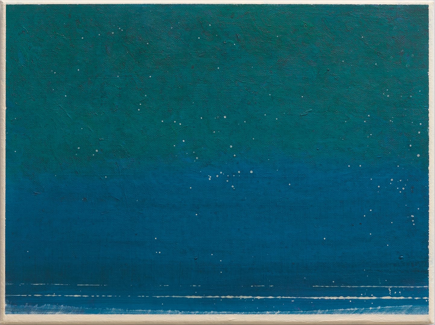 Sea at night – Prot Urban, akryl, 2025
