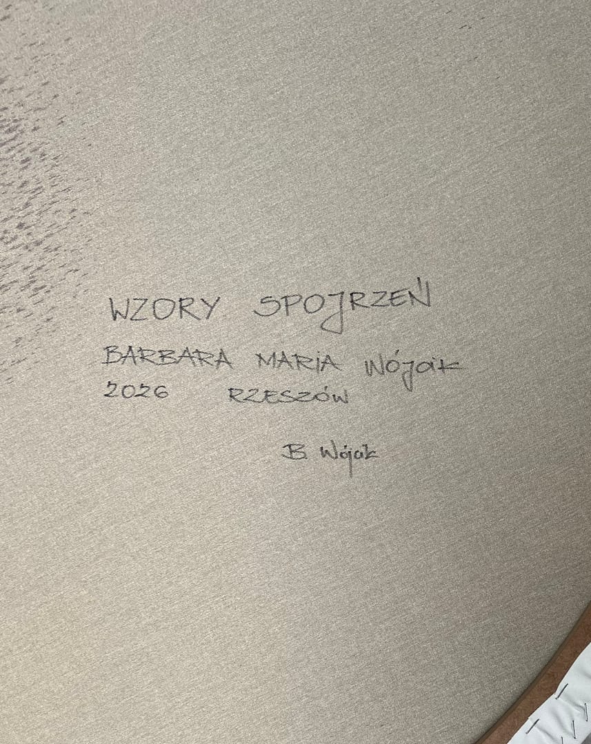 Wzorce Spojrzeń – Barbara Maria Wójcik, akryl, technika mieszana, 2026