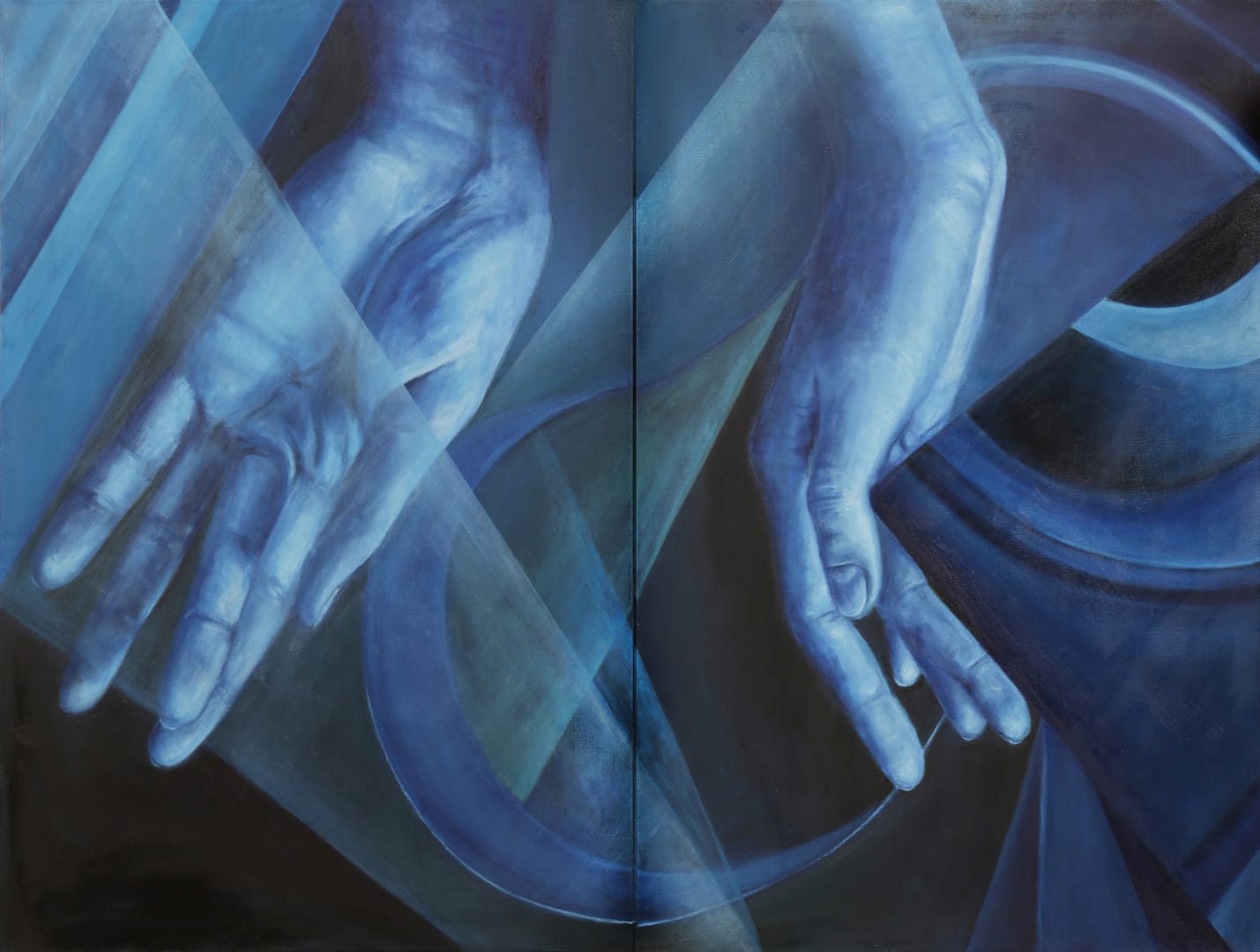 Contact zone – Lula Sarnia, olej, 2025