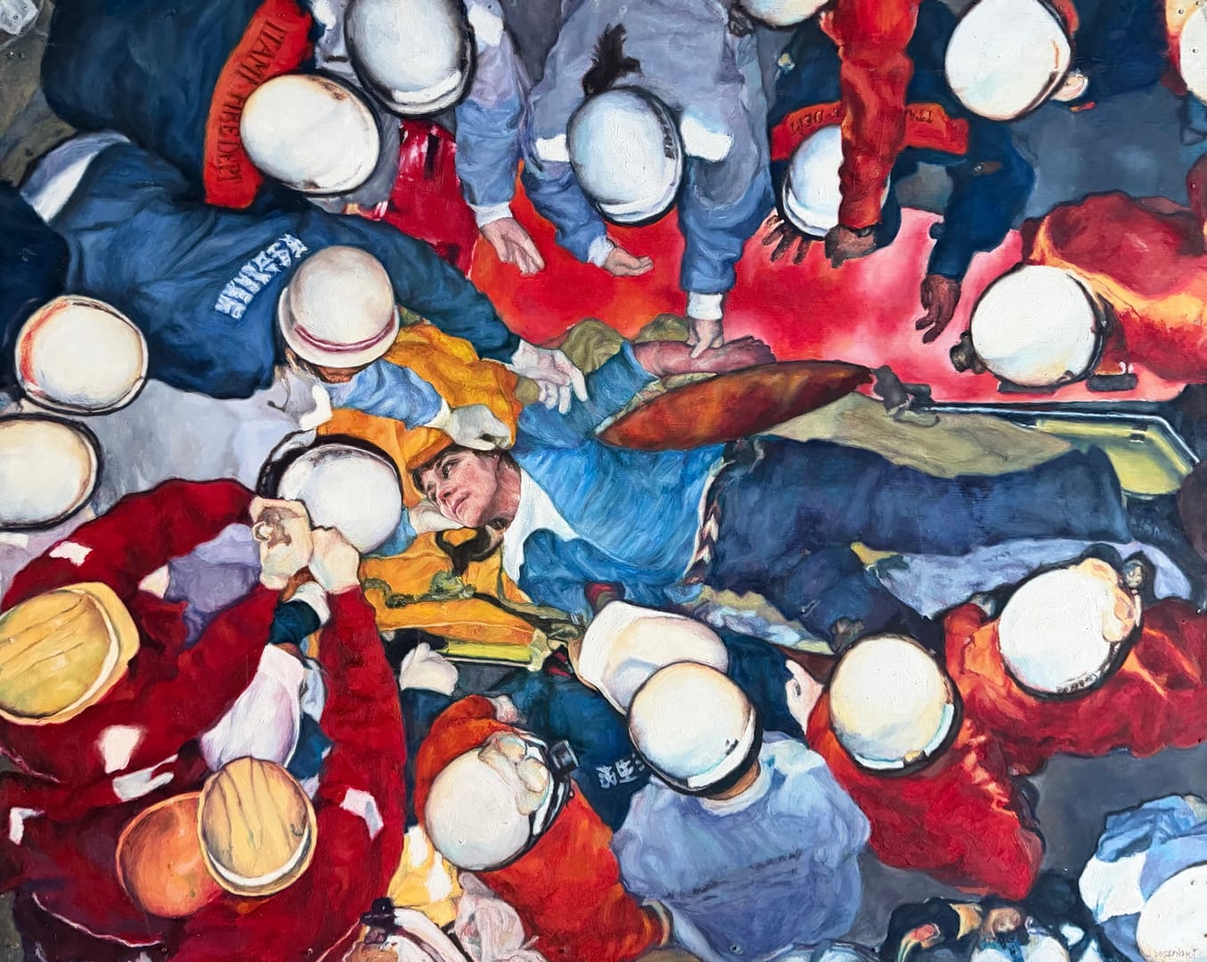 Katastrofa – Joanna Soszyńska, olej, 2007