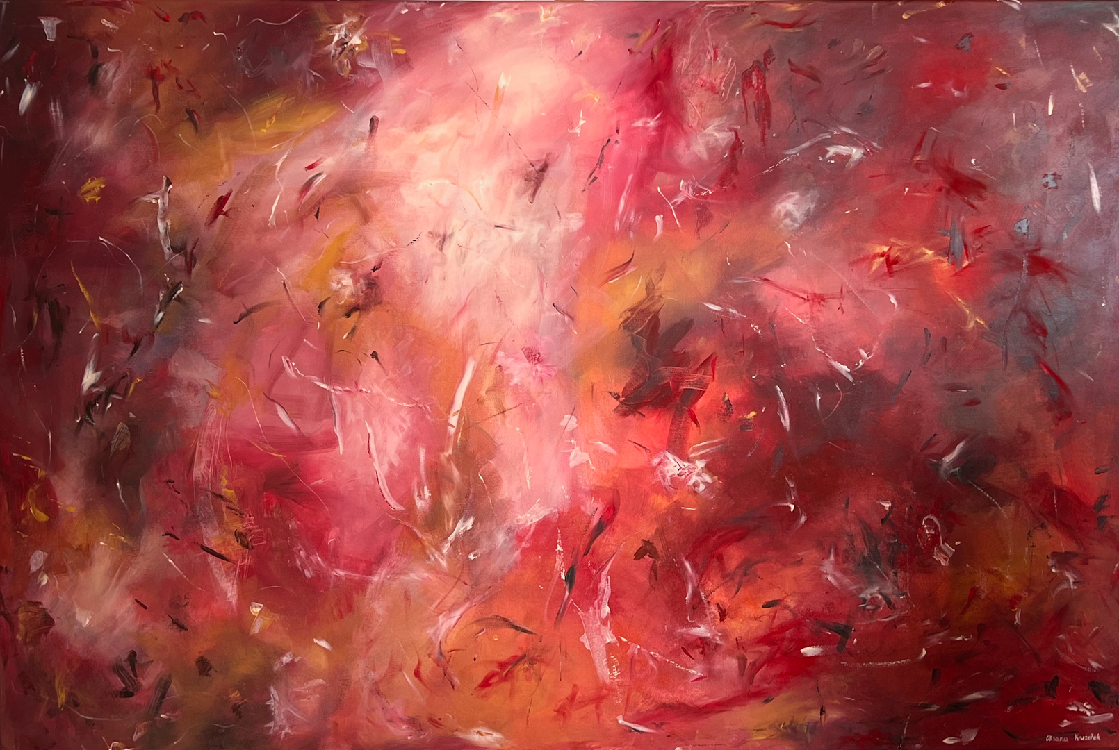 Autumn – Oksana Krużołek, akryl, 2025
