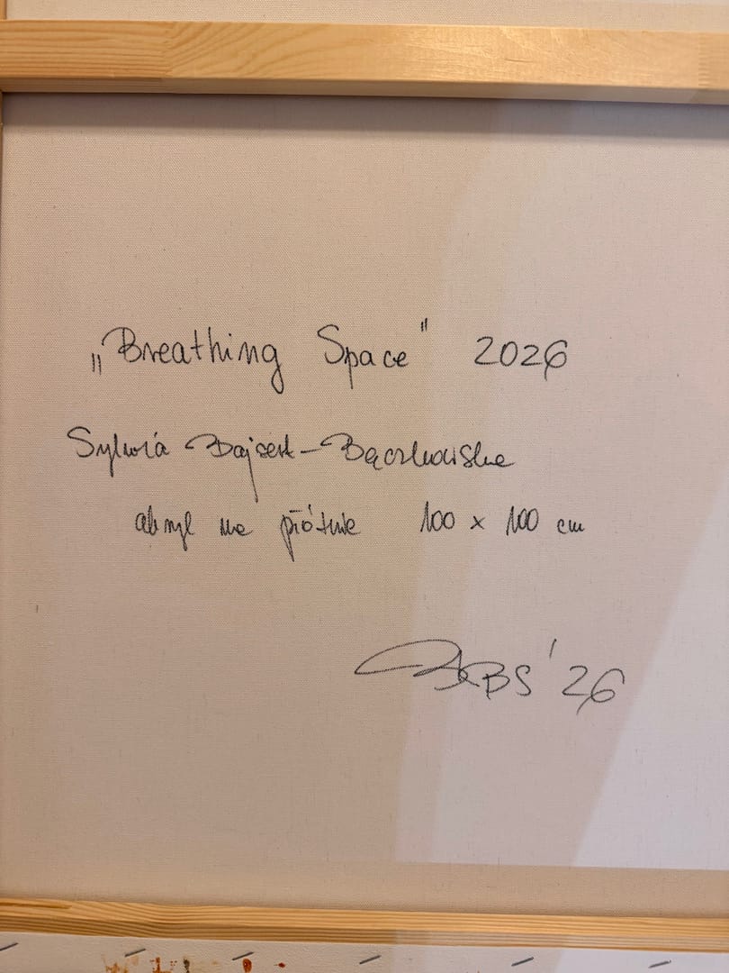Breathing Space – Sylwia Bajsert-Bęczkowska, akryl, 2026