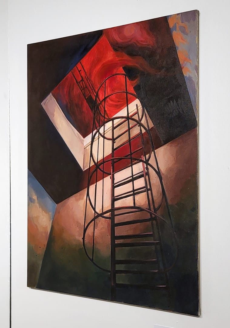 No escape – Julia Majewska, akryl, 2025