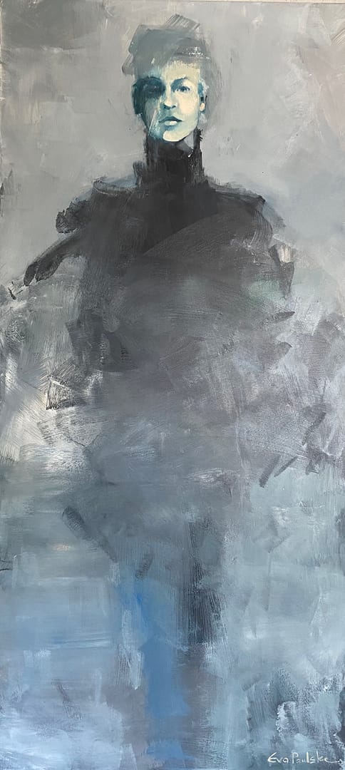 kobieta – Ewa Paulska Jaźwińska, olej, 2018